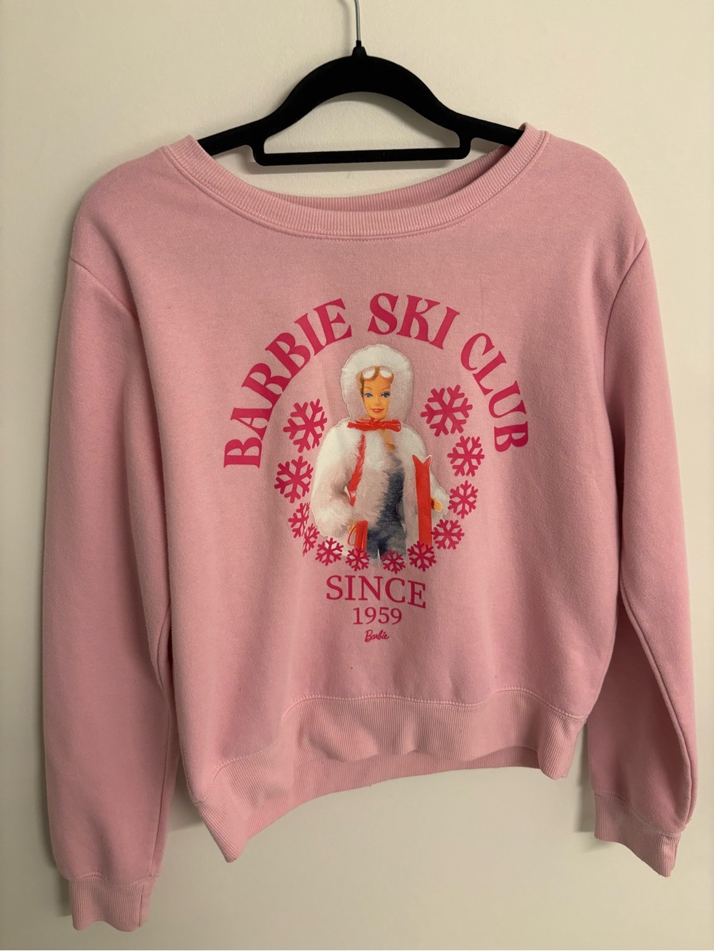 Barbie Pink 'Barbie Ski Club' Crewneck Sweatshirt